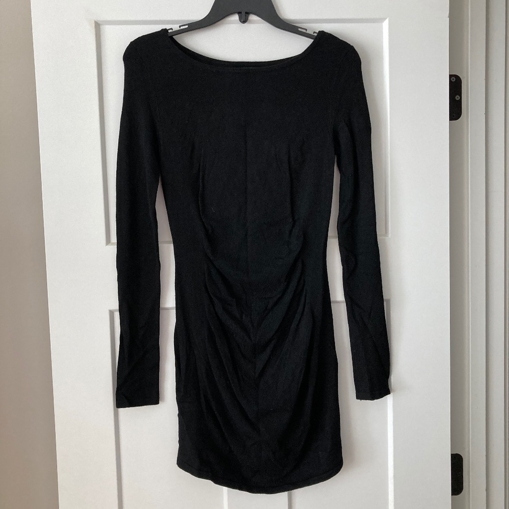Express Black Fitted Dress